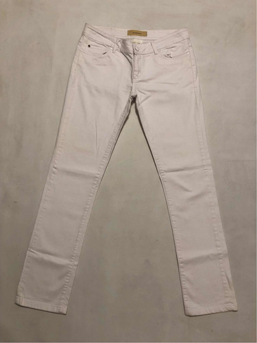 Pantalón Jean Rapsodia Talle 46 Elastizado Blanco