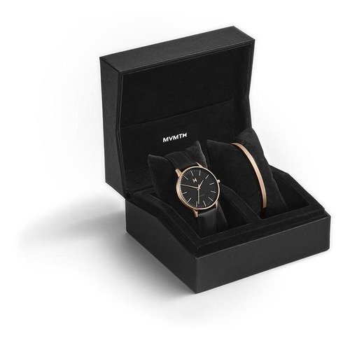 Imagen 1 de 2 de Reloj Mvmt Dama Set Color Negro - S007