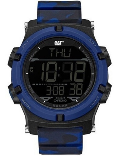 Reloj Cat Ob.147.26.146 Crossfire. Ct Color de la malla Camo azul Color del bisel Azul Color del fondo Negro