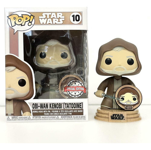 Funko Pop! - Star Wars - Obi Wan Kenobi [con Pin] - 10