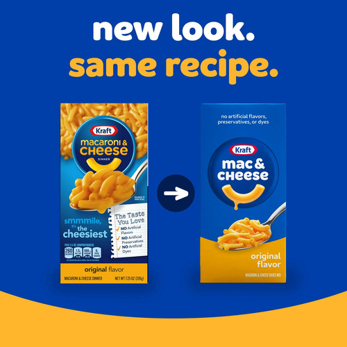 Macarrones Con Queso Kraft Original Caja De 7.25 Oz Pieza