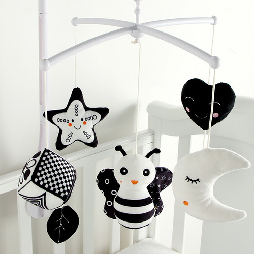 Modelo J Baby Sleep Toy Con Soporte, Caja De Música, Cama Mu
