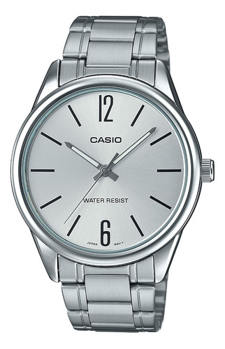 Reloj Casio Mtp-v005d-7b Acero Hombre Plateado
