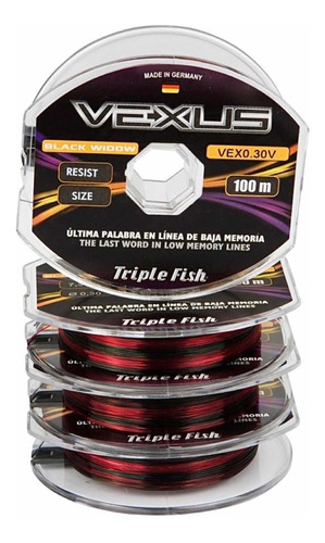 Nylon Triple Fish Vexus 0,50mm. X 100m. Alemán