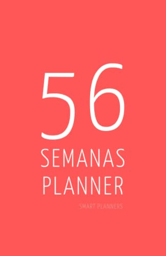 56 Semanas Planner Tdha Organizacion Agenda: Coral Smart Pla