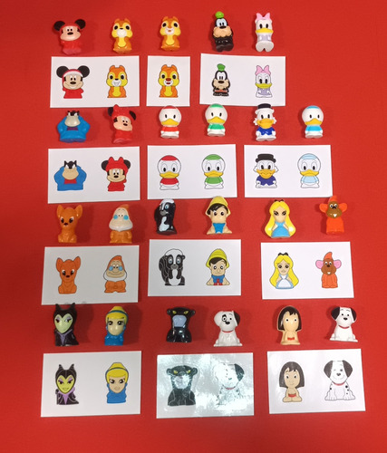 Gogos Disney Serie 2 Set 66 Figuras Diferentes Con Stickers (Usado)