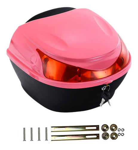 Estuche De Almacenamiento Para Motocicletas, Baúl Rosa