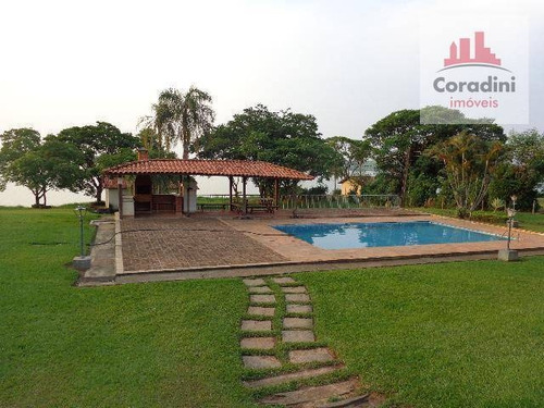 Chácara Com 4 Dormitórios À Venda, 11700 M² Por R$ 1.500.000 - Chácaras De Recreio Represa - Nova Odessa/sp - Ch0032