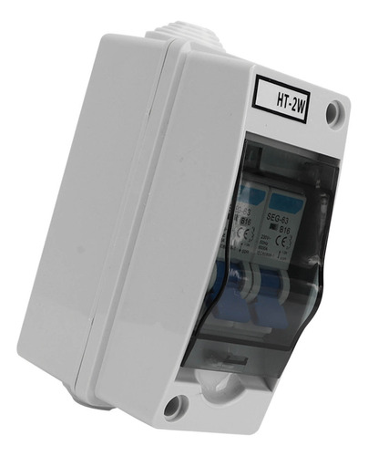 Disyuntor De 2 Vías Con Protección Mcb Y Distribución A Prue
