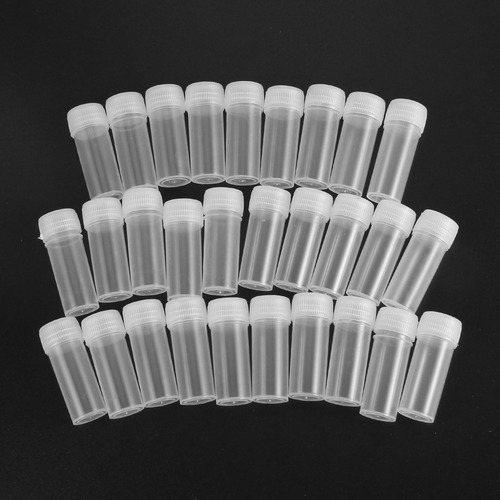 200 Unidades De Frascos De Muestras De Plástico De 50 Ml, Mi