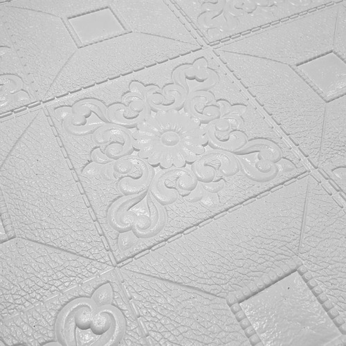 Imagen 4 de 10 de Pack 5 Placas Auto Adhesiva Mosaico Relieve Apto Cieloraso