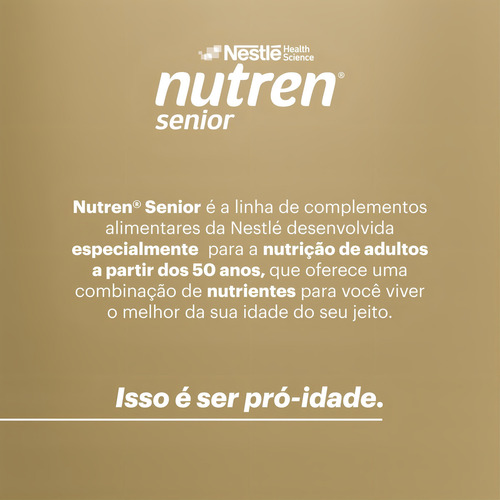 Nutren Senior 740g Sem Sabor Nestlé - Suplemento Em Pó Sem Sabor