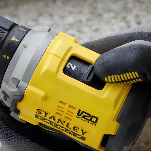Taladro Percutor Atornillador Stanley 13 Mm Sbd715b Amarillo 50 Hz