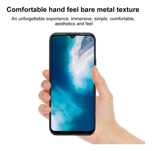 Funda De Teléfono Tpu Negra Mate Para Vivo Y70