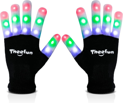 Guantes Led Para Niños, 3 Colores, 6 Modos, Guantes Co...