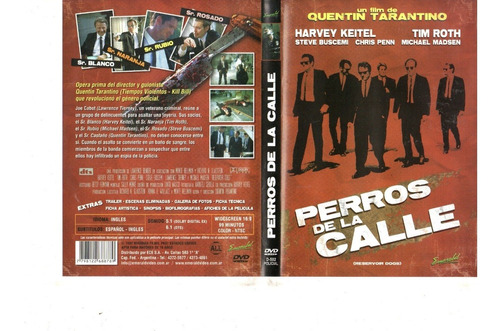 Perros De La Calle - Dvd Original - Buen Estado