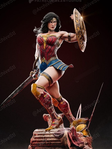 Archivo Stl Wonder Woman