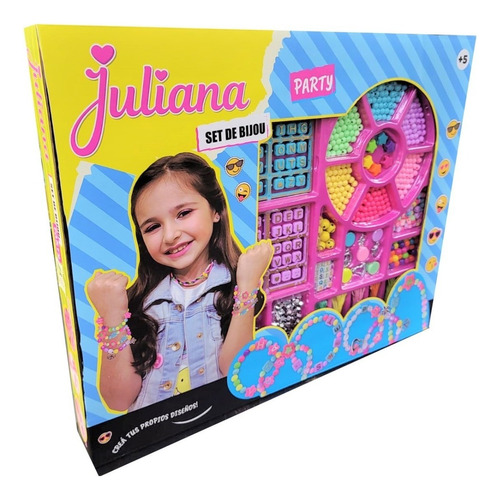 Kit Bijou Infantil Juliana Party Crea Tu Propio Diseños Tts