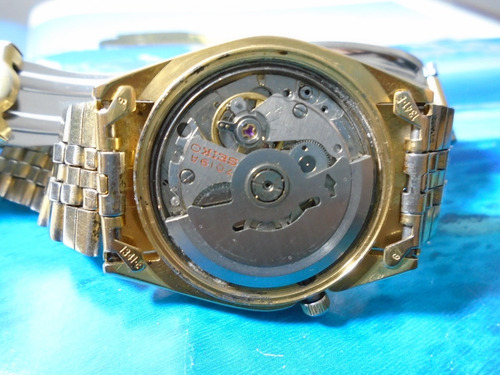 Seiko Folhado Ouro Amtigo Ref 7009 3110 Automático