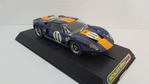 Scalextric C2755- Ford Gt40 - Lm '67 #11 Azul Azul/laranja