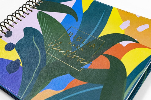 Biblia Rvr1960/para Ilustrar/floral/simil Piel