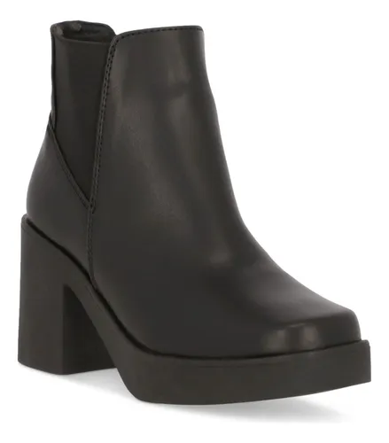 Botin elastico online negro