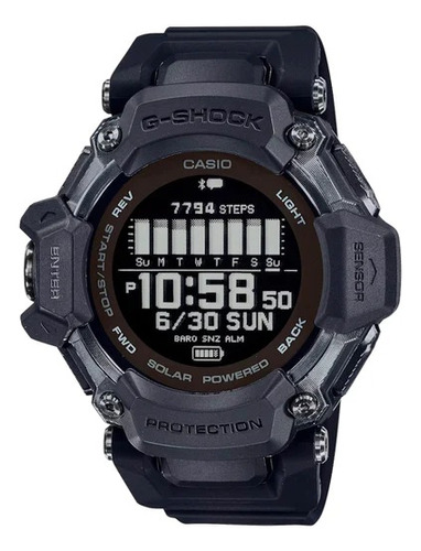 Reloj Casio G-shock Gbd-h2000-1bdr Color de la correa Negro Color del bisel Negro Color del fondo Negro