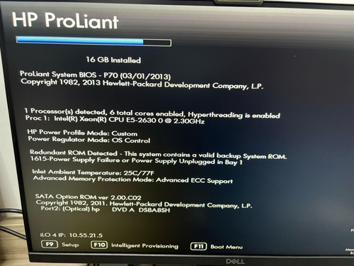 Servidor Hp Dl380p G8 Xeon Sixcore 16 Gb 1 Tb