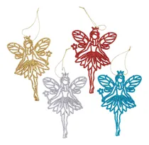Comprar Adornos Navideños Hadas Para Arbolito De Navidad 15cm X4u