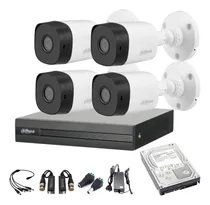 Comprar Kit Seguridad Dahua Cctv 4 Camaras 2mp 1080 + Dvr 4ch + 2tb