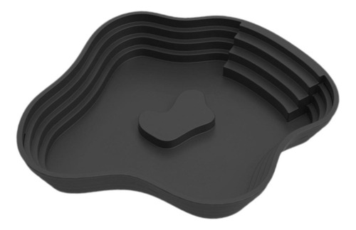 Para Piscina De Banho De Répteis Com Rampa De Tarté Preto L