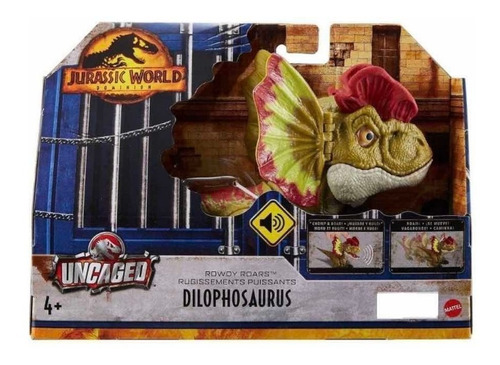 Dinosaurio Dilofosaurio Jurassic World Sonidos 23 Cm