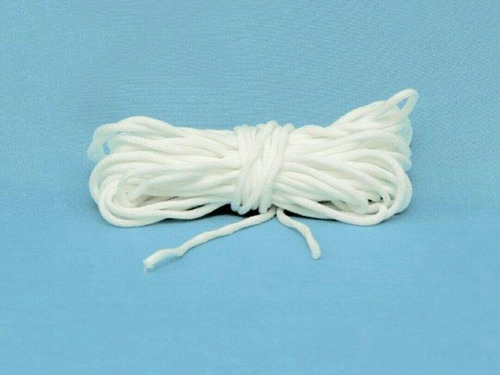Elástico Para Mascara Roliço Branco 100 Mts Oferta