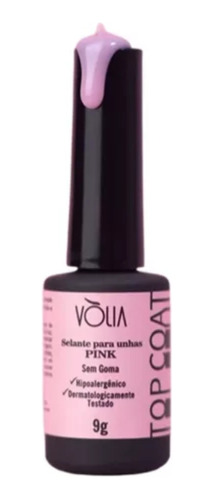 Top Coat Pink Alto Brilho Vólia