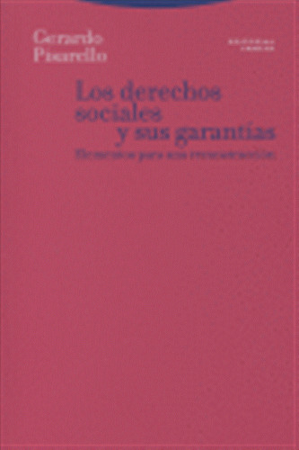 Derechos Sociales Y Sus Garantias,los - Pisarello,gerardo