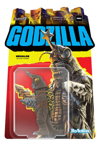 Super 7 Re Action Megalon Wave 3 Kaiju Godzilla
