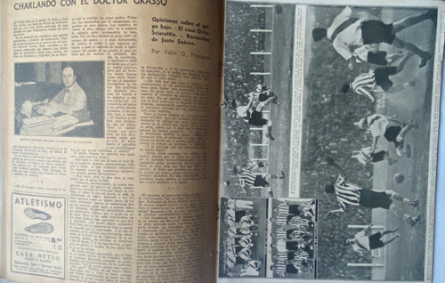 El Gráfico Nº 729 Antigua Revista Fútbol Deportes Jul 1933 (Usado)