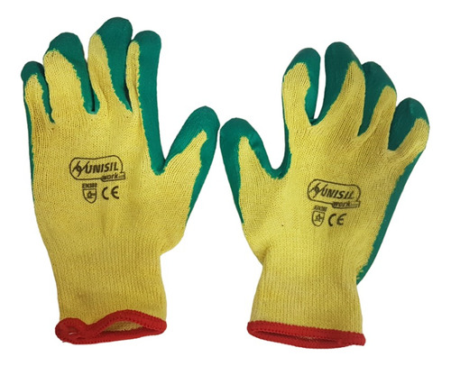 Guantes De Goma O De Precisión Industrial Verde