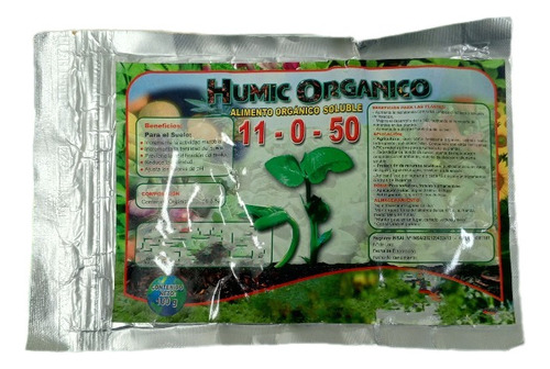 Fertilizante Humic Organic 11-0-50