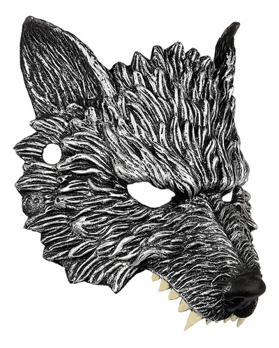 Wolf Half Face Mask Cosplay Disfraz Mask Half Para