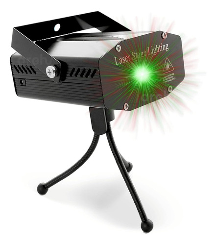 Luz Laser Figuras Audioritmica Rgb Para Fiestas Navidad