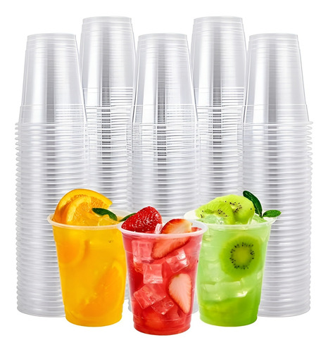 50 Vasos Plasticos Desechables Vasos Para Bebidas 13oz 400ml
