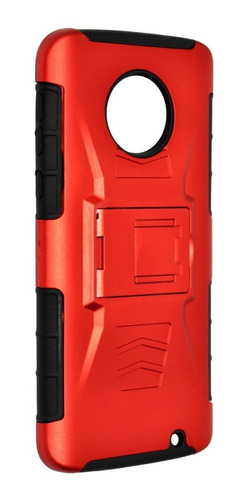 Imagen 4 de 7 de Funda Uso Rudo 3 En 1 Colores Motorola Moto G6 Plus