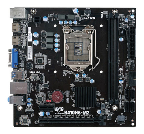 Motherboard Placa Ecs H410h6-m2 Socket Lga 1200 Intel Gen 10