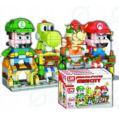 Super Mario Bros Mini City Bloques De Construcción Armatodo