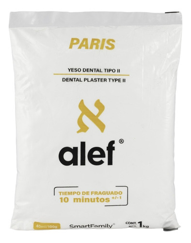 Yeso Paris Tipo 2 1 Kg (blanca Nieves) Alef