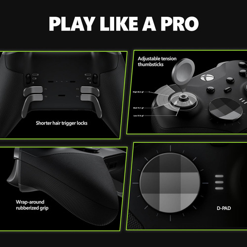 Mando De Juegos Inalámbrico Xbox Elite Series 2 Core - Bl...