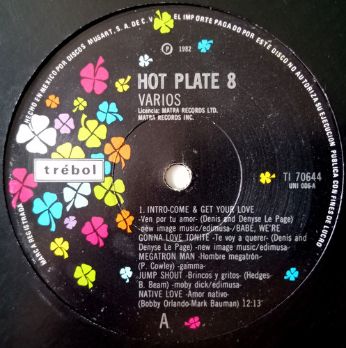 High Energy Greatest Hits Mixed (hot Plate 8) Polymarchs 80s Estándar (Usado)
