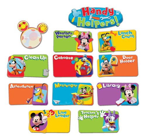 Juego De Tablones De Anuncios Aula, Mickey Mouse Clubho...