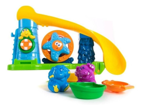 Imagen 2 de 9 de Juego De Agua Parque Acuático Para Bañera Con Sopapa